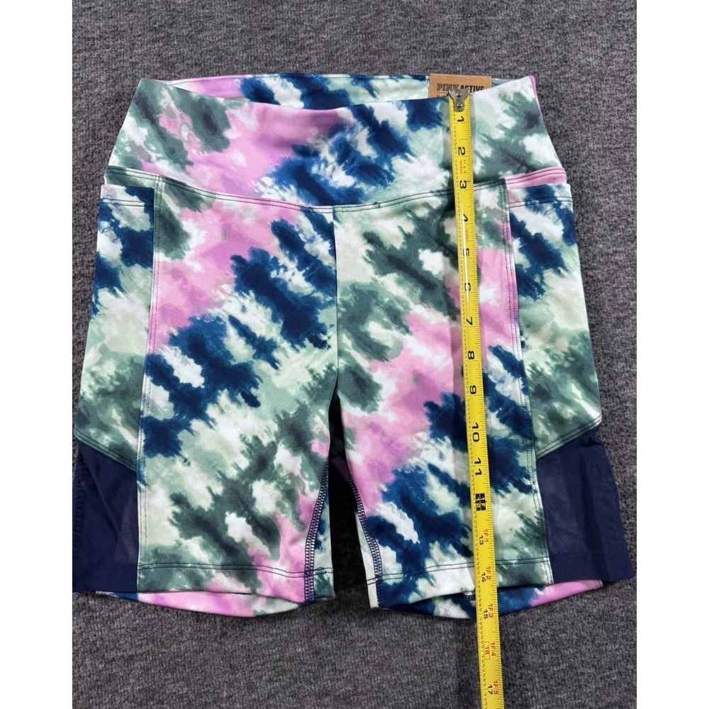 Pink Active Victoria's Secret Ultimate Bike Shorts Tie Dye Mesh Pockets Small - Picture 4 of 7